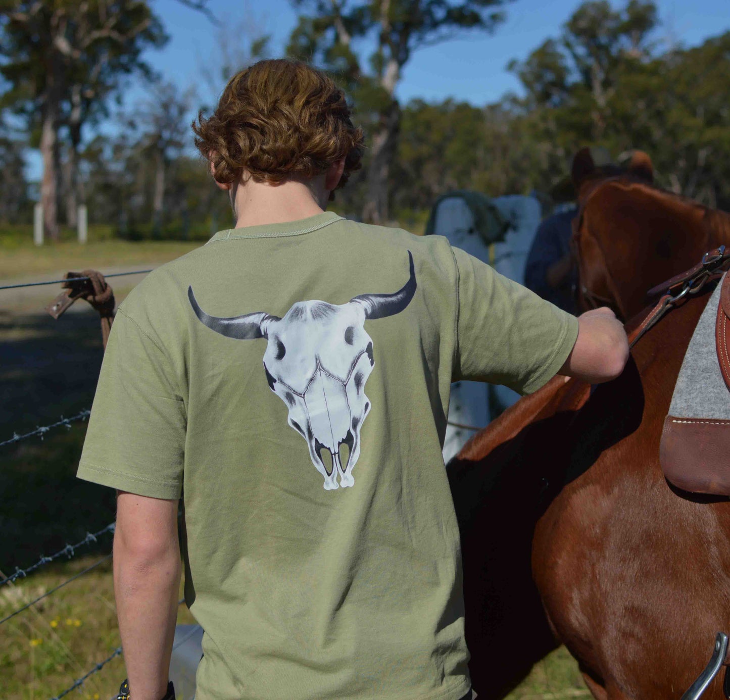 Cow Skull Short-Sleeve T-Shirt