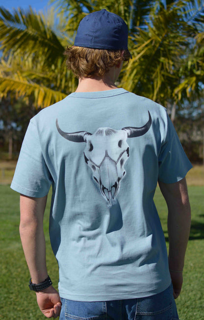 Cow Skull Short-Sleeve T-Shirt